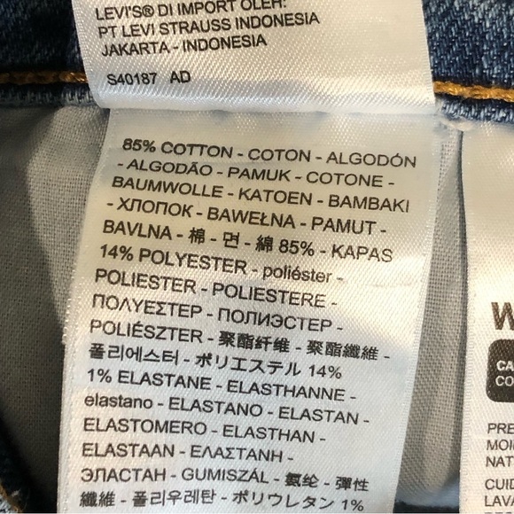 Levi rib cage size 32 button fly bootcut jeans - Picture 6 of 13